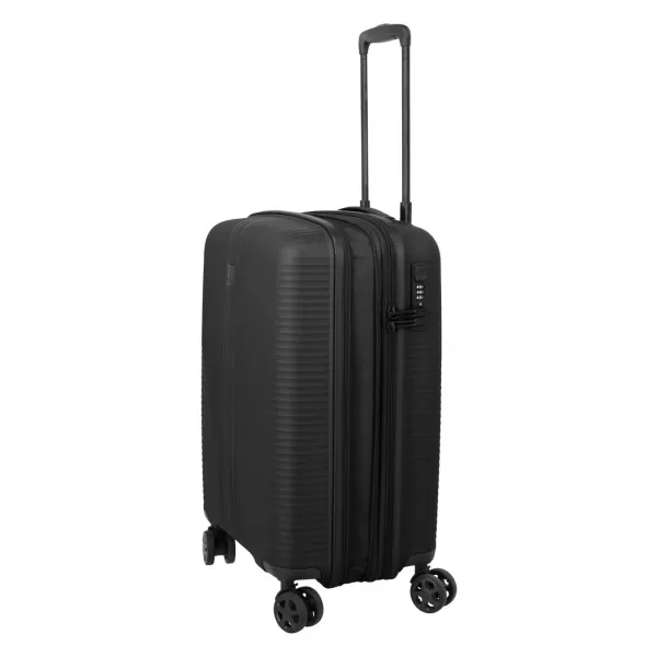  Valiză TRAVELITE AIR STRIPE 4W S EXP NEGRU 