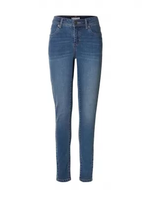 Pantaloni de dama URBAN CLASSICS TB8370 ALBASTRU DESCHIS SPALAT