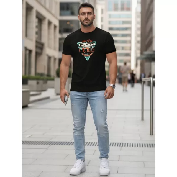  Tricou pentru bărbați DSTREET NX5093R-BK NEGRU 