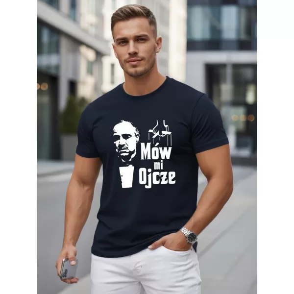 Tricou pentru bărbați DSTREET NX5145R-NY ALBASTRU ÎNCHIS 