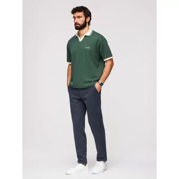  Pantaloni pentru bărbați OMBRE OM-PACP-0293 ALBASTRU MARIN 
