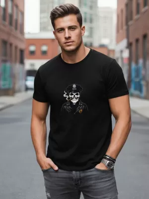 Tricou pentru bărbați DSTREET NX0128R-BK NEGRU