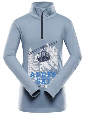 Tricou pentru copii cu uscare rapidă ALPINE PRO STANSO ASHLEY ALBASTRU VARIANTA PE