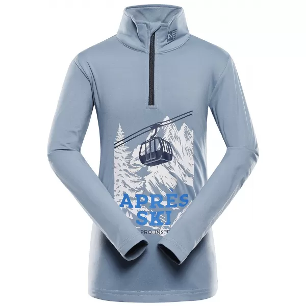  Tricou pentru copii cu uscare rapidă ALPINE PRO STANSO ASHLEY ALBASTRU VARIANTA PE 