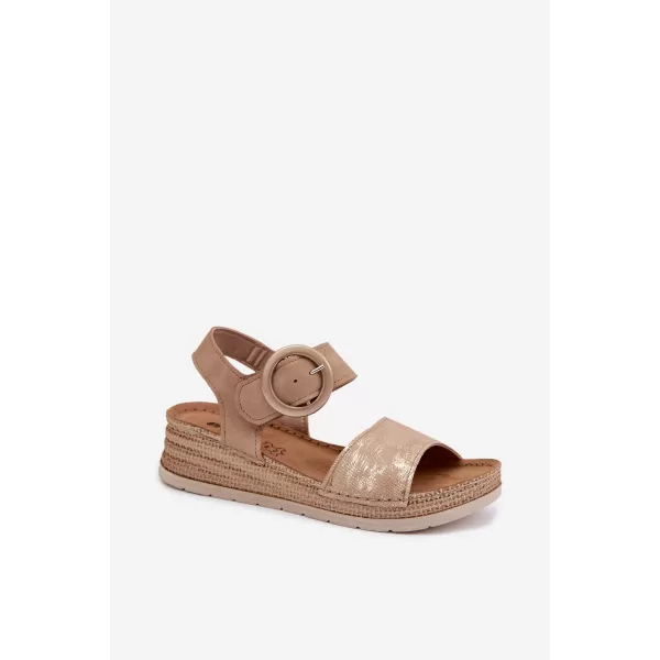  Sandale de dama INBLU RV000013 NISIP 