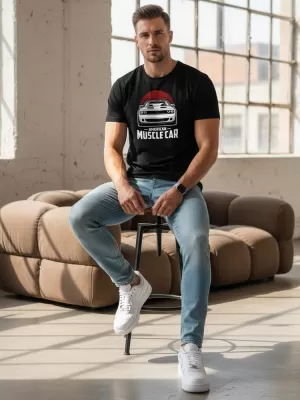 Tricou pentru bărbați DSTREET NX046R NEGRU
