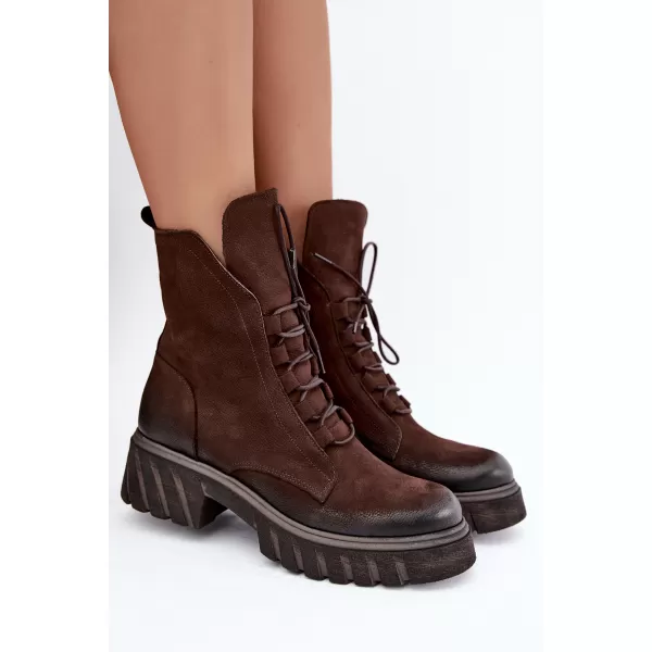  Pantofi de dama ZAZOO 1850 CIOCOLATĂ 