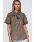 Cămașă de damă OMBRE OW-SH-E0067 MARO