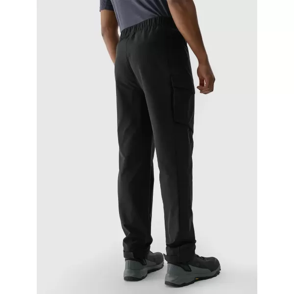  Pantaloni pentru bărbați 4F WAW25TTROM1251 NEGRU ADÂNC 