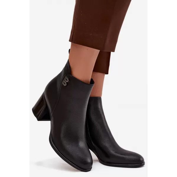  Botine de dama BOTO 25BT24-9213 NEGRU 