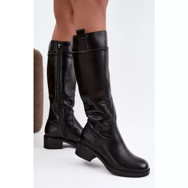  Cizme de dama SERGIO LEONE KZ-22 NEGRU 