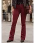 Pantaloni de dama DSTREET UY3111 CLARET