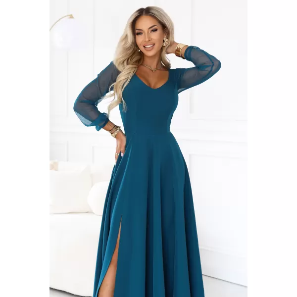  Rochie NUMOCO 640-7 VERDE MARE 