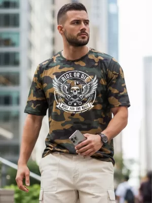 Tricou pentru bărbați DSTREET NX2004R-FG-M VERDE
