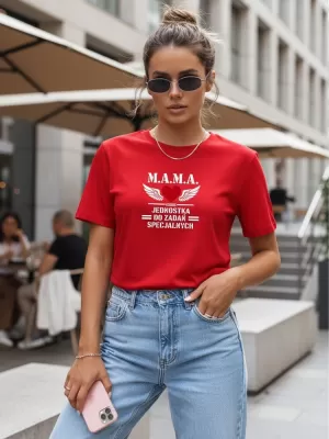 Tricou de damă DSTREET NX5026RY-RD ROŞU