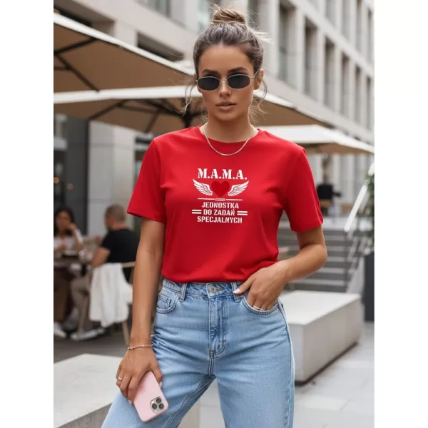  Tricou de damă DSTREET NX5026RY-RD ROŞU 