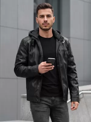 Jachetă pentru bărbați DSTREET TX5149 NEGRU