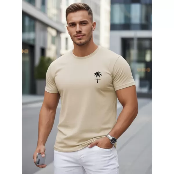  Tricou pentru bărbați DSTREET NX5126R-BT BEJ 