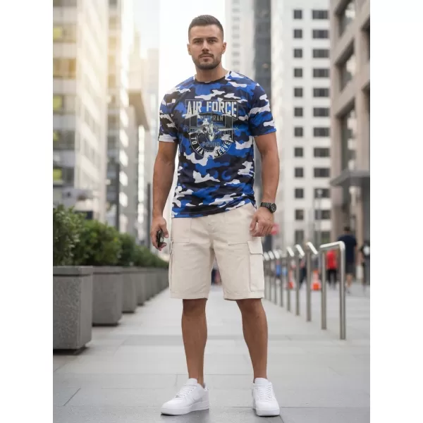  Tricou pentru bărbați DSTREET NX2001R-BL-M ALBASTRU 