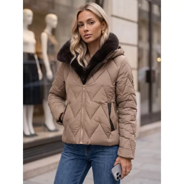 Geaca de dama DSTREET TY6085 KAKI 