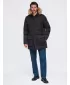 Parka pentru bărbați OMBRE OM-JALJ-0310 NEGRU