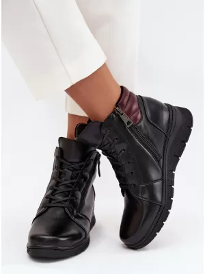 Botine de dama VINCEZA 39963 NEGRU