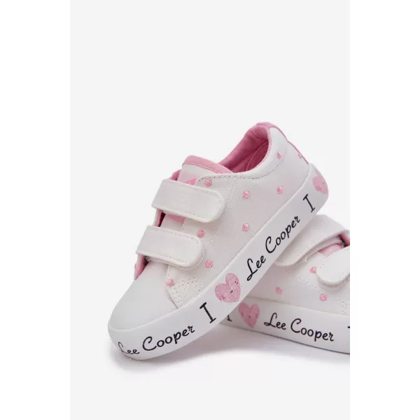  Adidași pentru copii LEE COOPER LCW-25-02-3264K ALB 