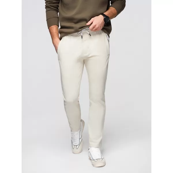  Pantaloni de trening pentru bărbați OMBRE OM-PABS-0304 CREMĂ 