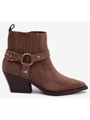Botine de dama BOTO NC1360K CAPPUCCINO