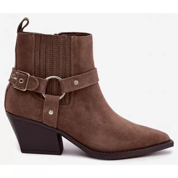  Botine de dama BOTO NC1360K CAPPUCCINO 