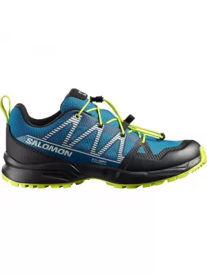 Pantofi pentru copii SALOMON OUTSCAPE WATERPROOF L49212500 MYKONOS ALBASTRU/NEGRU/ VAR ACID