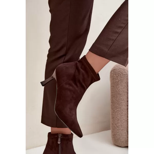  Botine de dama BOTO 7107 MARO 
