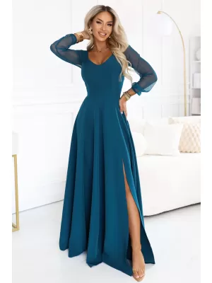 Rochie NUMOCO 640-7 VERDE MARE