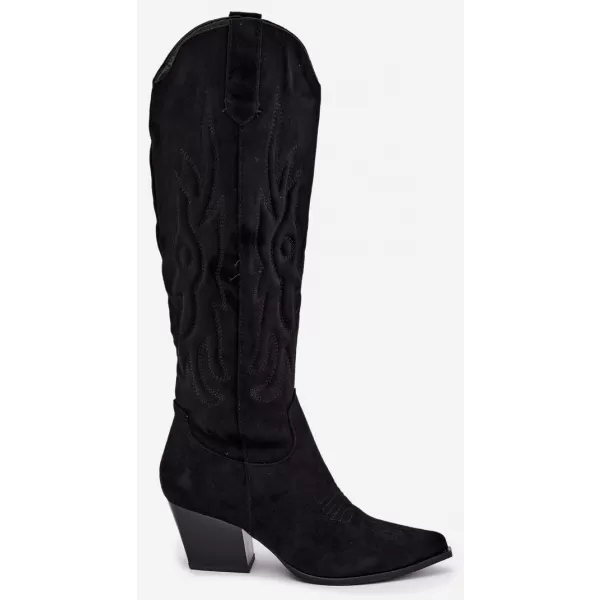  Cizme de dama BOTO 9697A-1 NEGRU 