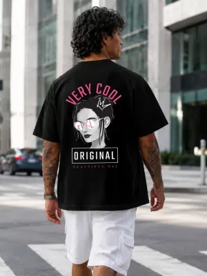 Tricou pentru bărbați DSTREET NX4003R-BK-O NEGRU