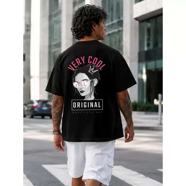  Tricou pentru bărbați DSTREET NX4003R-BK-O NEGRU 