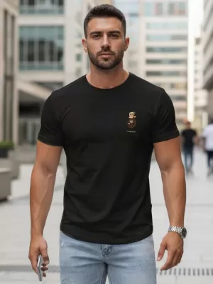 Tricou pentru bărbați DSTREET NX5101R-BK NEGRU