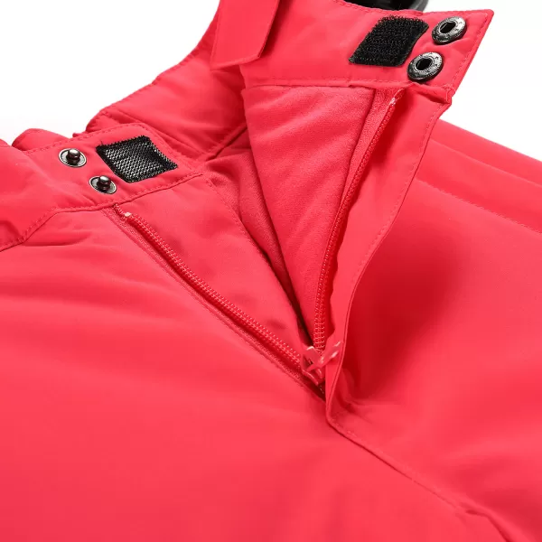  Pantaloni de schi pentru copii ALPINE PRO EDESO 3 ZMEURĂ 