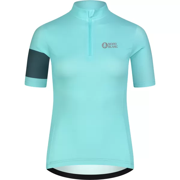  Tricou de ciclism pentru femei NORDBLANC ENTHUSIAST NBSLF8084 ALBASTRU 