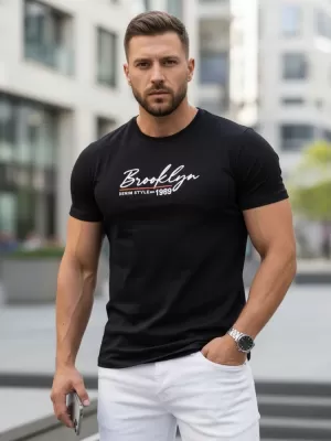 Tricou pentru bărbați DSTREET RX5403 NEGRU