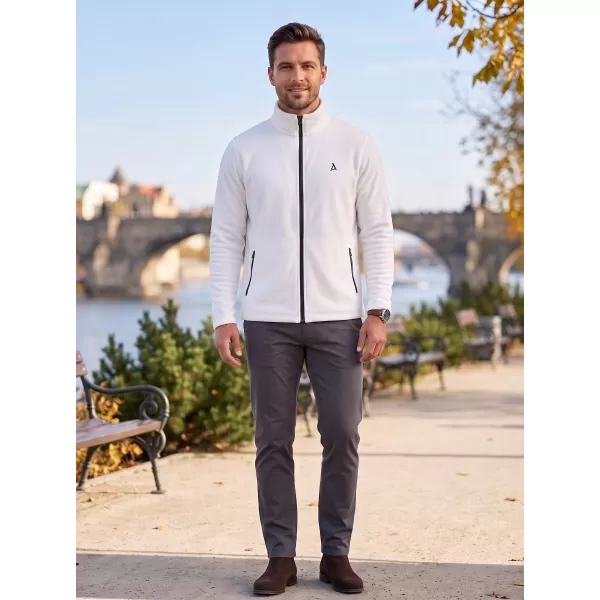  Hanorac pentru bărbați din fleece ALTISPORT ALM002852 ALB 