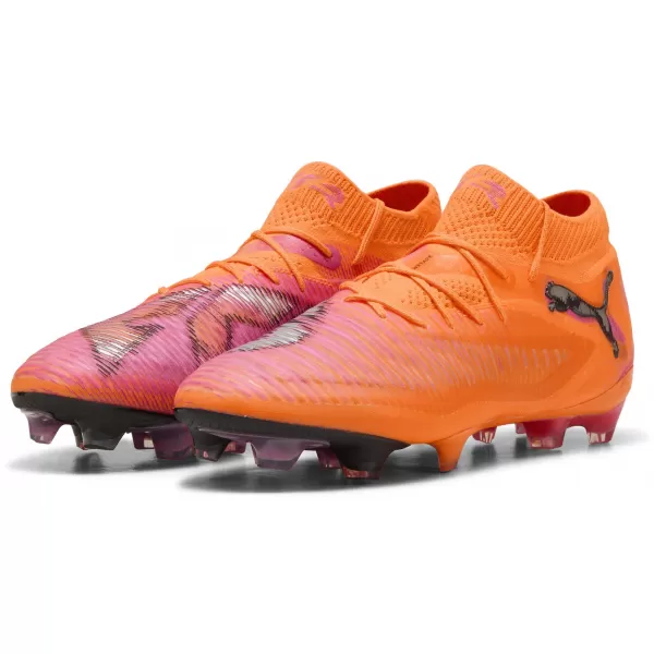  Cizme de fotbal PUMA FUTURE 8 ULTIMATE FG 108581-03 HEAT FIRE/ CĂLDURĂ FOC/PUMA NEGRU/RAVISH 