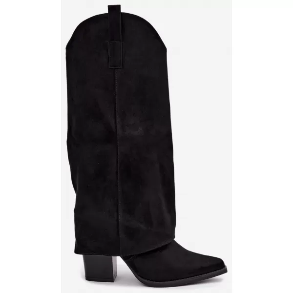  Cizme de dama BOTO QT141 NEGRU 