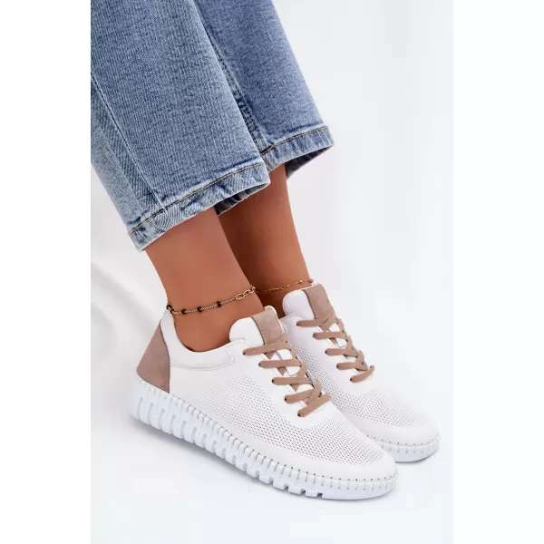  Botine de dama ARTIKER 58C3083 ALB/MARO 