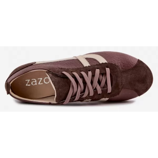  Adidași de damă ZAZOO N1402S2/ CIOCOLATĂ 