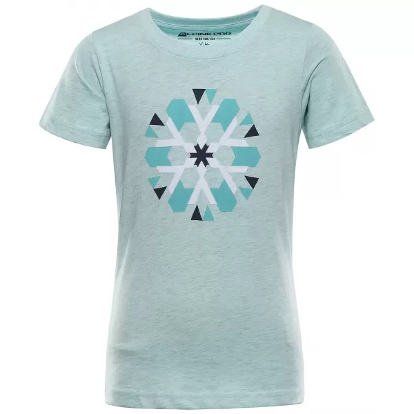  Tricou cu pete pentru copii ALPINE PRO REJO 3 VARIANTA PC ALBASTRU DESCHIS 