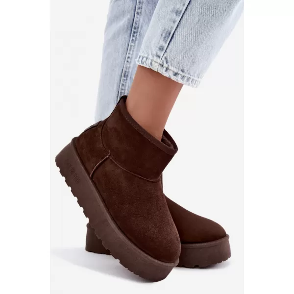  Pantofi de dama BIG STAR SHOES UU274223 UMBRE MARO/BEJ 