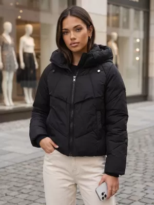 Geaca de dama DSTREET TY6082 NEGRU