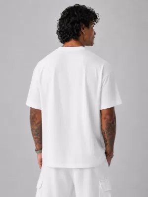 Tricou pentru bărbați DSTREET NX1026R-WH-O ALB
