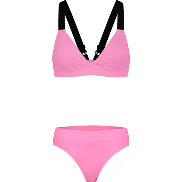  Fund de bikini de damă NORDBLANC ETHEREAL NBSSS8241 ROZ 